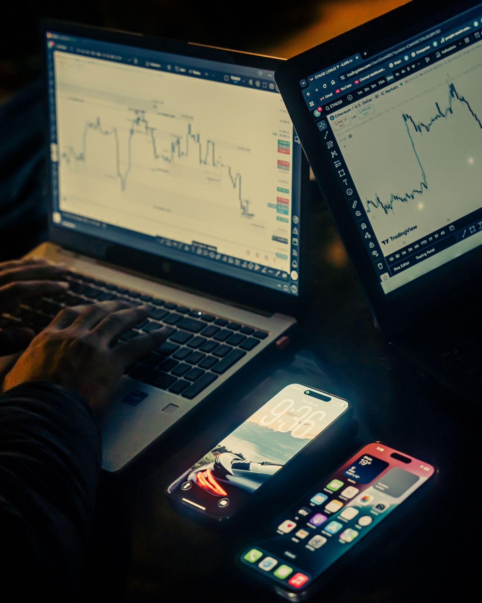 Investor managing positions across devices
